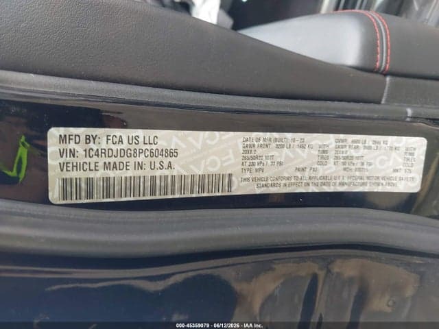 2023 DODGE DURANGO GT PREMIUM AWD 9