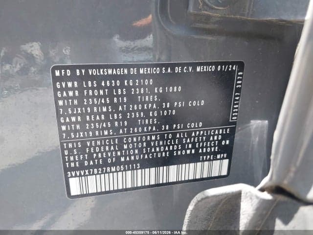2024 VOLKSWAGEN TAOS 1.5T SE 9