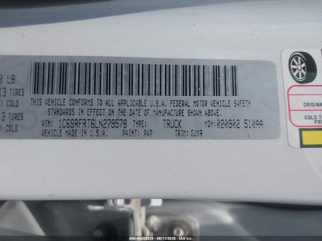 2020 RAM 1500 9
