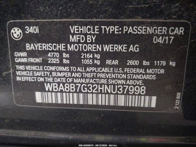 2017 BMW 340I XDRIVE 9