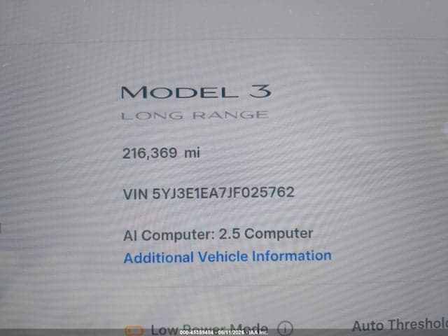 2018 TESLA MODEL 3 LONG RANGE/MID RANGE 14