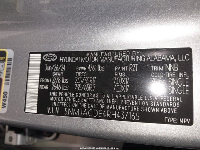 2024 HYUNDAI TUCSON SE 9