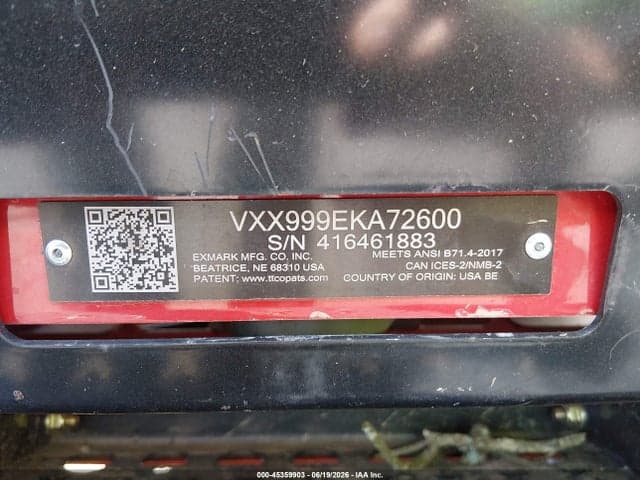 2025 EXMARK VERTEX RIDING MOWER 9