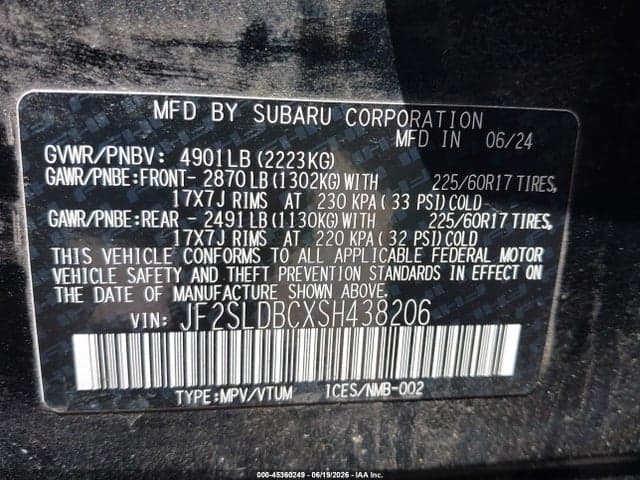2025 SUBARU FORESTER PREMIUM 9