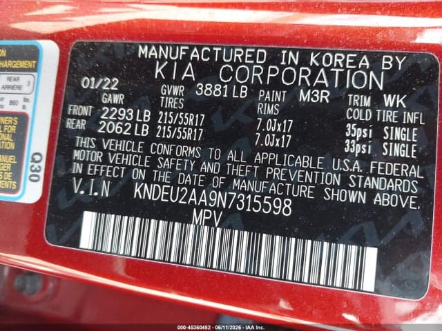 2022 KIA SELTOS S 9