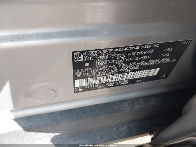 2021 TOYOTA RAV4 LE 9