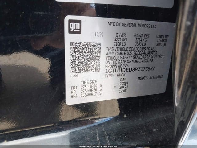 2023 GMC SIERRA 1500 9
