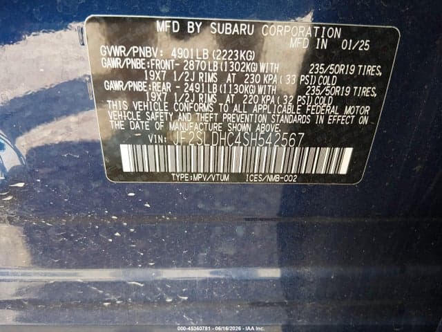 2025 SUBARU FORESTER SPORT 9