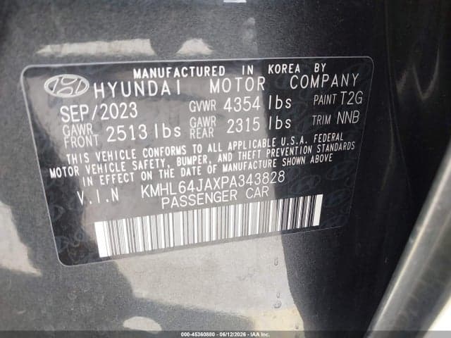 2023 HYUNDAI SONATA SEL 9