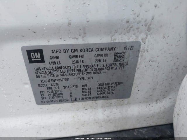 2022 BUICK ENCORE AWD PREFERRED 9