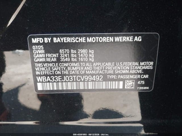 2026 BMW 760I XDRIVE 9