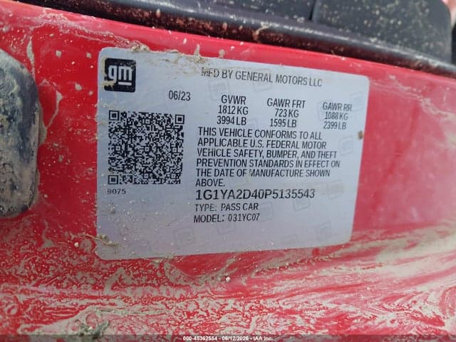 2023 CHEVROLET CORVETTE STINGRAY RWD 1LT 9