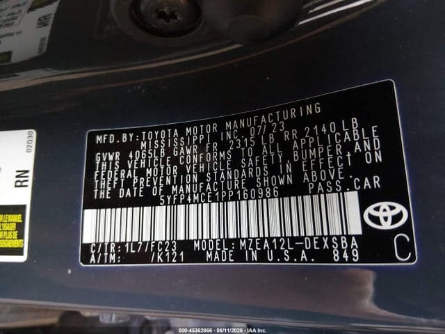 2023 TOYOTA COROLLA SE 9
