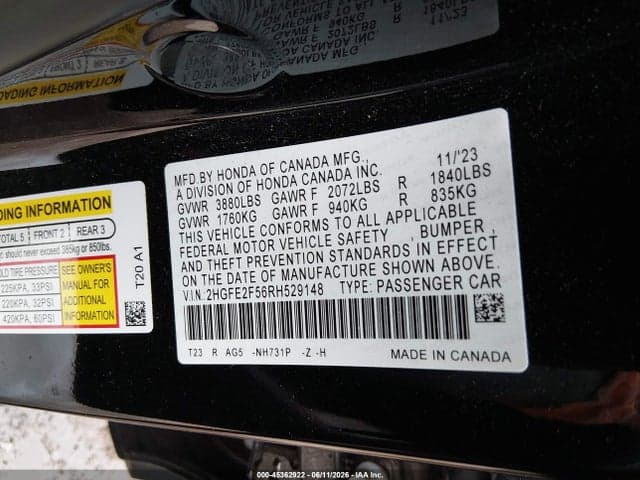 2024 HONDA CIVIC SPORT 9