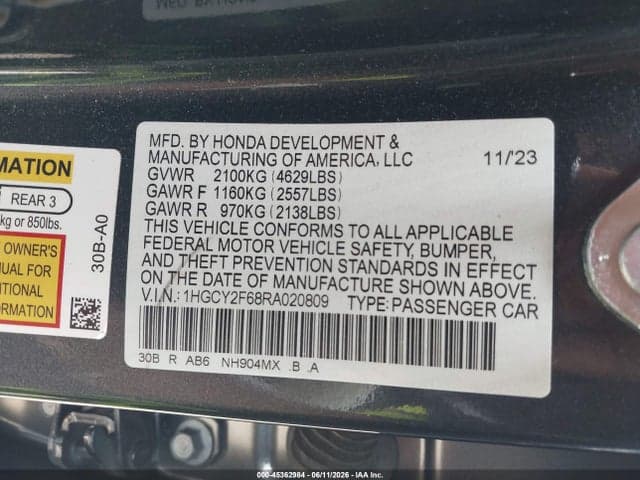 2024 HONDA ACCORD HYBRID EX-L 9