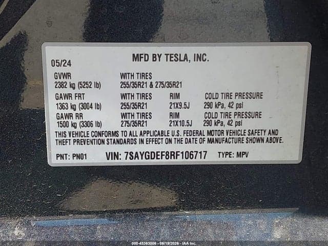 2024 TESLA MODEL Y PERFORMANCE DUAL MOTOR ALL-WHEEL DRIVE 9