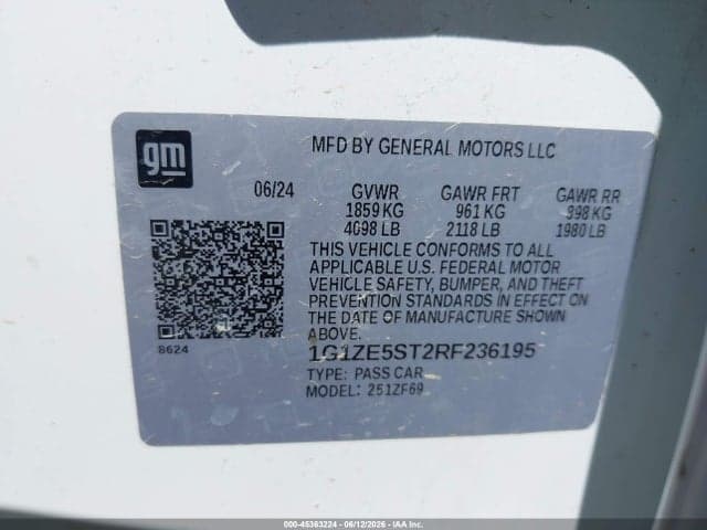 2024 CHEVROLET MALIBU FWD 2LT 9