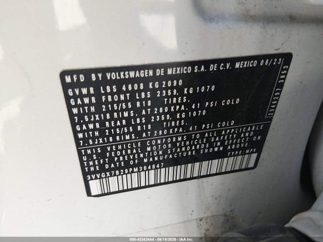 2023 VOLKSWAGEN TAOS 1.5T S 9