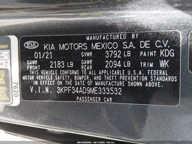 2021 KIA FORTE GT-LINE 9
