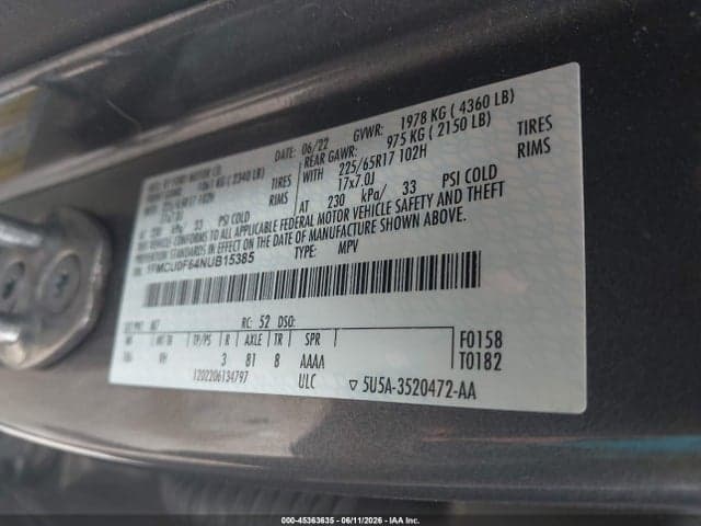 2022 FORD ESCAPE S 9