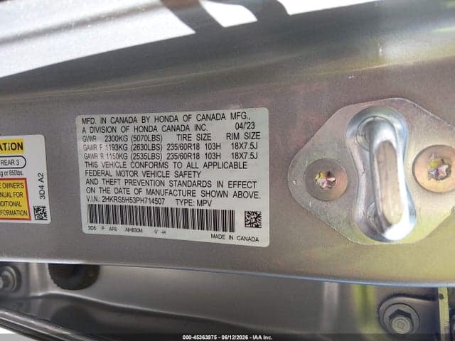 2023 HONDA CR-V HYBRID SPORT 9