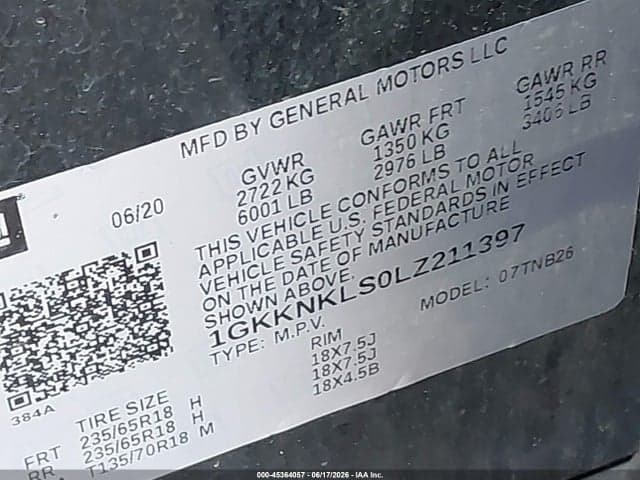 2020 GMC ACADIA FWD SLE 9