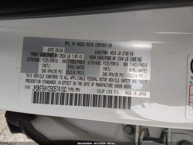 2025 MAZDA CX-5 2.5 CARBON TURBO 9