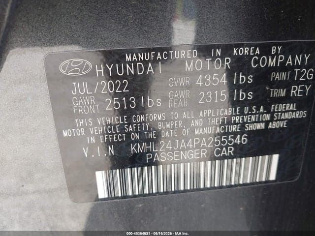 2023 HYUNDAI SONATA SE 9