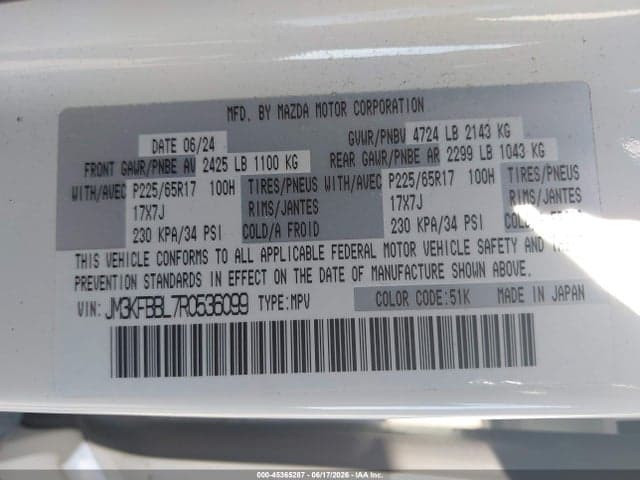 2024 MAZDA CX-5 2.5 S SELECT 9