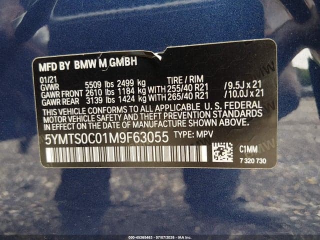 2021 BMW X3 M 9