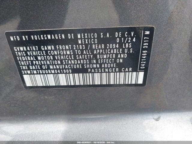 2024 VOLKSWAGEN JETTA 1.5T SE 9