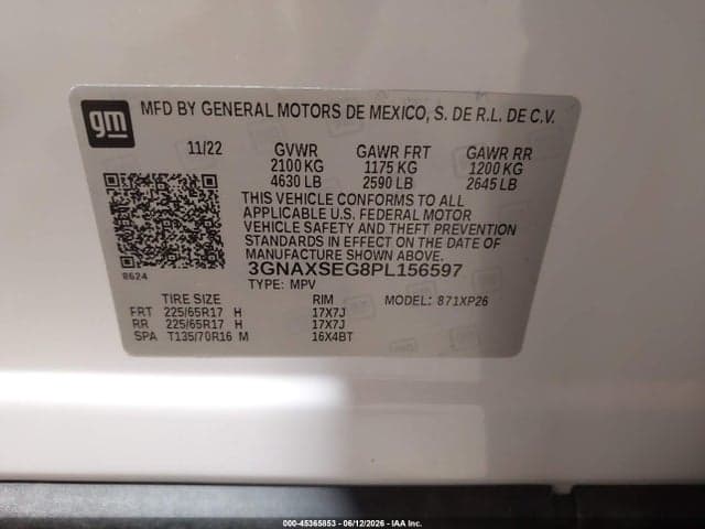 2023 CHEVROLET EQUINOX AWD LS 9