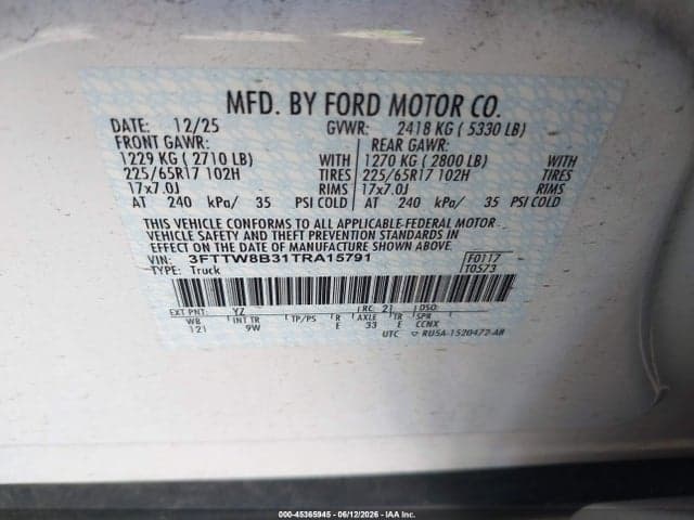 2026 FORD MAVERICK XL 9