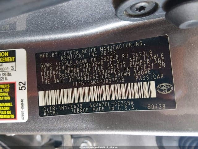 2023 TOYOTA CAMRY SE 9