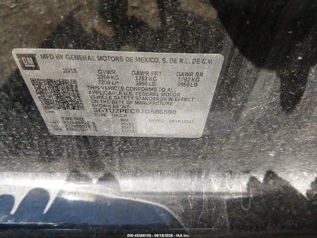 2018 GMC SIERRA 1500 DENALI 9