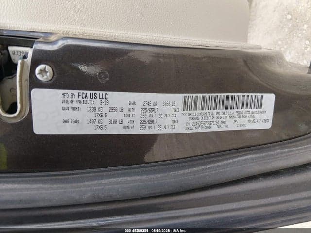 2019 DODGE GRAND CARAVAN SE 9