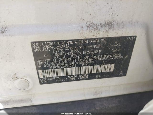 2022 TOYOTA RAV4 LE 9