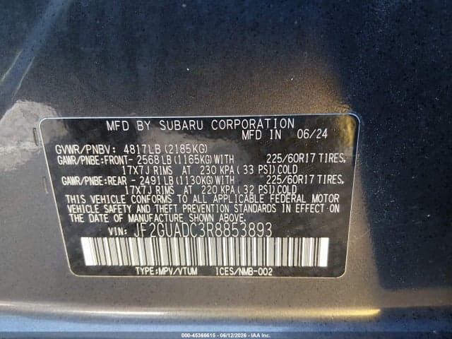 2024 SUBARU CROSSTREK PREMIUM 9