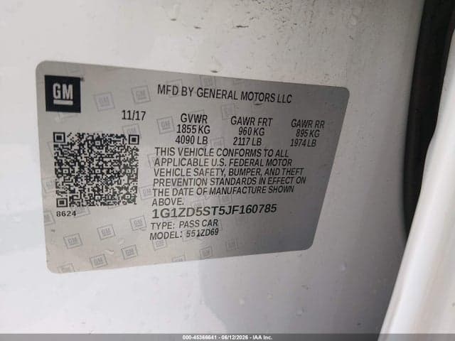 2018 CHEVROLET MALIBU LT 9