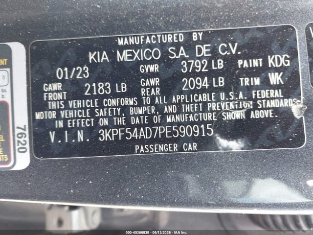 2023 KIA FORTE GT-LINE 9