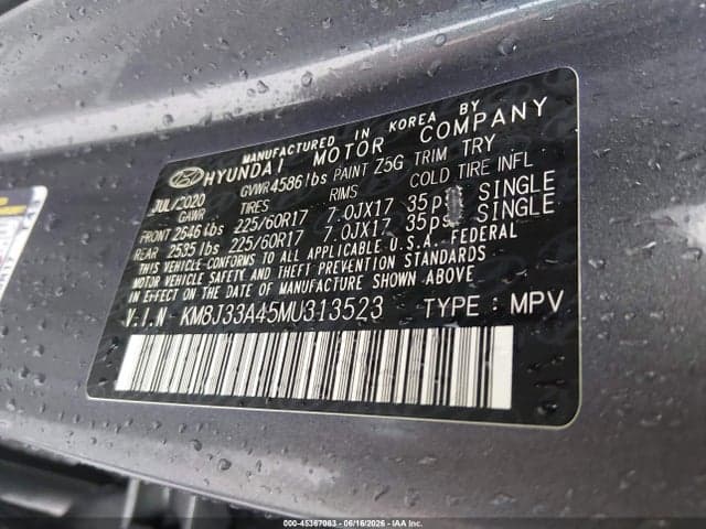 2021 HYUNDAI TUCSON VALUE 9