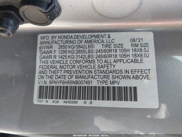 2022 HONDA PILOT AWD EX-L 9