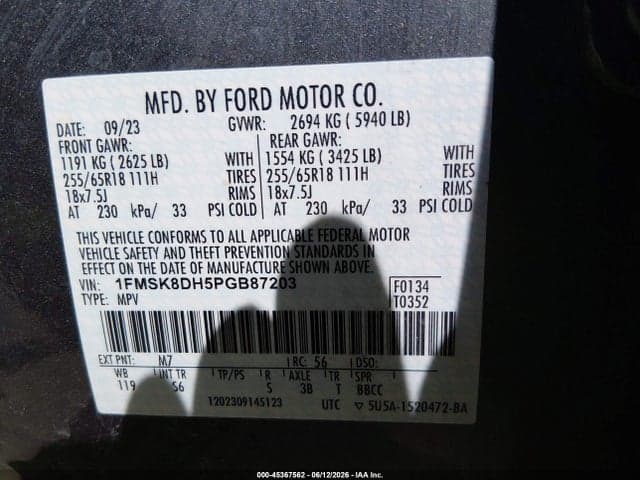 2023 FORD EXPLORER XLT 9
