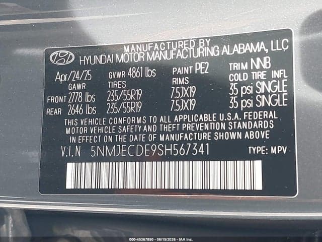 2025 HYUNDAI TUCSON LIMITED 9