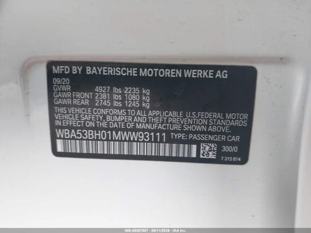 2021 BMW 530I 9