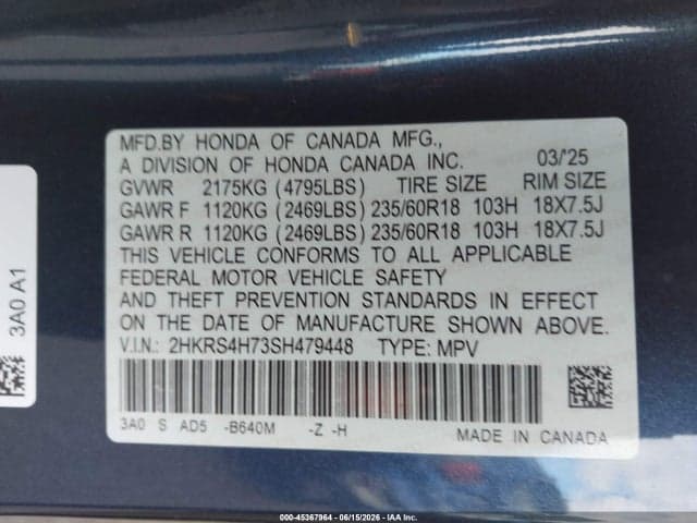 2025 HONDA CR-V EX-L AWD 9