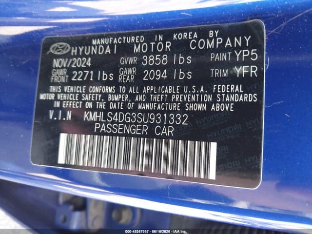 2025 HYUNDAI ELANTRA SEL CONVENIENCE 9