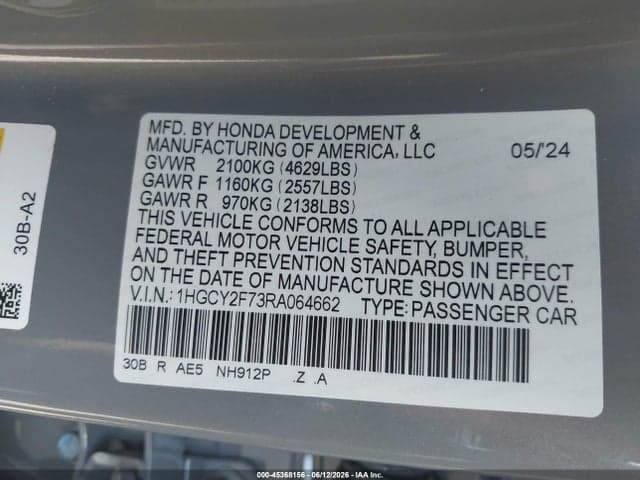 2024 HONDA ACCORD HYBRID SPORT-L 9