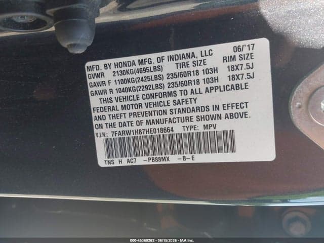 2017 HONDA CR-V EX-L/EX-L NAVI 9