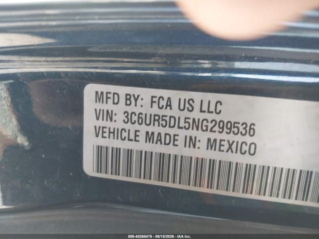 2022 RAM 2500 BIG HORN 4X4 6'4 BOX 9